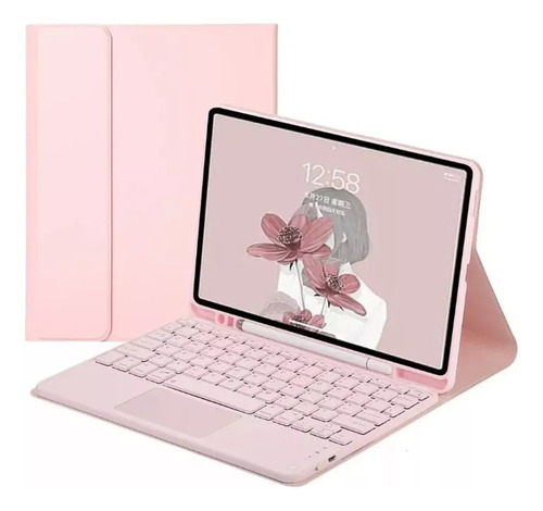 Funda Con Teclado Touchpad Para iPad 10.2 Pulgadas