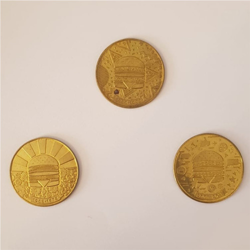 Kit 3 Moedas Comemorativas 50 Anos Big Mac (Usado)