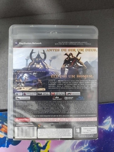 God Of War Ascension Ps3 Mídia Física (Usado)