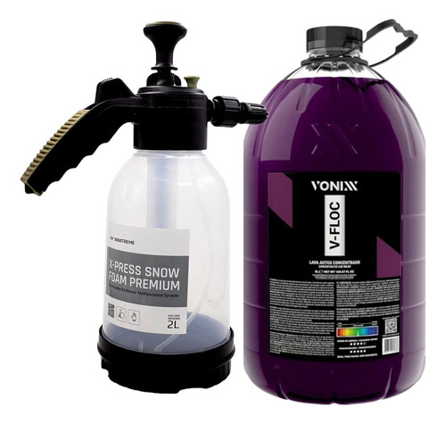 X-press Snow Foam 2l Waxtreme + Lava Auto V-floc 5 L Vonixx