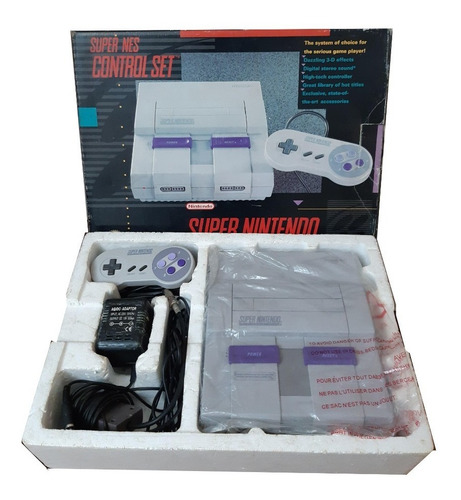 Consola Super Nintendo 16 Bits En Caja