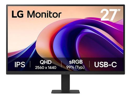Monitor LG 27u631a-b, 2k Qhd, 100 Hz, Ips, Hdr10, Usb-c Hdmi