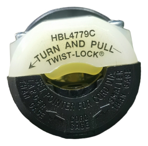 Toma Colgante Hubbell Hbl4779c 15 A 277v, L7-15r, 2p+t
