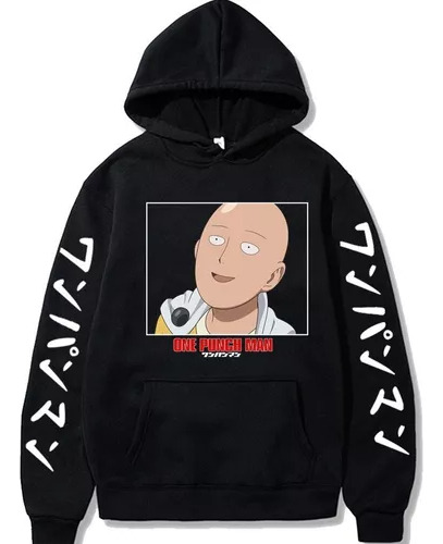 Buzo Canguro One Punch Man Anime De Manga Larga Unisex