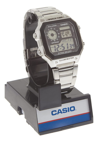 Reloj Casio Ae-1200wh-1avcf Hora Mundial