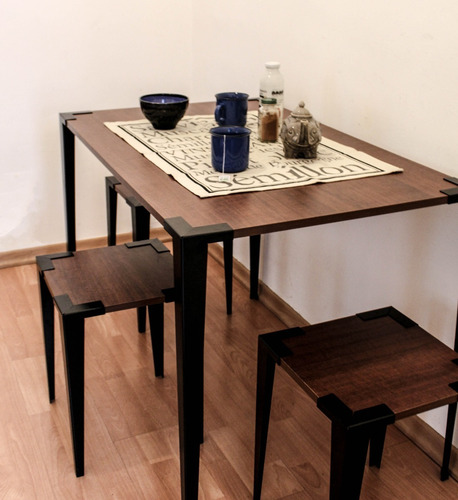 Mesa De Cocina Grande Sin Tornillos, Fácil Armado | Mite