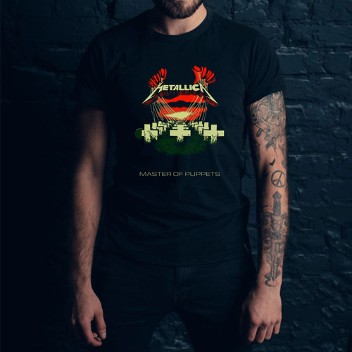 Remera Metallica Master Of Puppets Metal Rock 100% Algodón