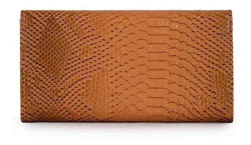 Billetera Mujer Alda Serpent Café Carven