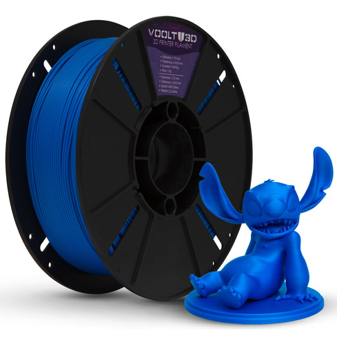 Voolt3D pla vsilk filamento premium 1kg efeito fosco