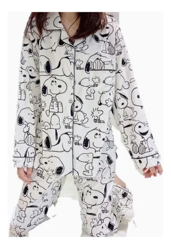 Pijama Japonés Lindo Dibujos Animados Verano Señoras