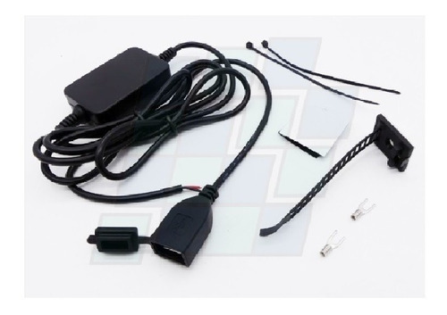 Imagen 1 de 4 de Cargador Y Cable Usb Potenciado 1 Puerto 2 Amp Moto Cuatri