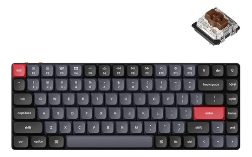 Teclado Mecanico Keychron K3 Pro 75% Low-prof Gateron Brown