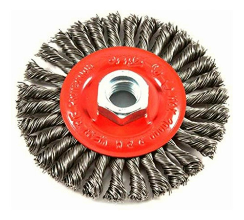 Forney 72760 Wire Wheel Brush, Stringer Bead Twist With