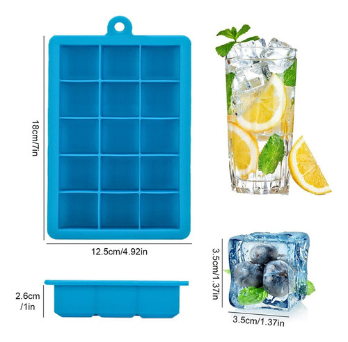 Qw Moldes Silicona Para Hielo3 Pcs Hacer Hielos Molde