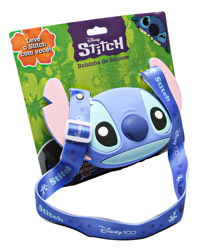 Bolsa De Silicone Stitch Toyng Cor Azul