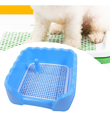Bandeja De Arena Para Inodoro Para Perros Con Poste S
