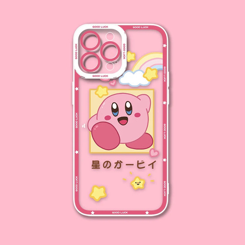 Funda K-kirby De Dibujos Animados Para iPhone 15 14 Pro Max