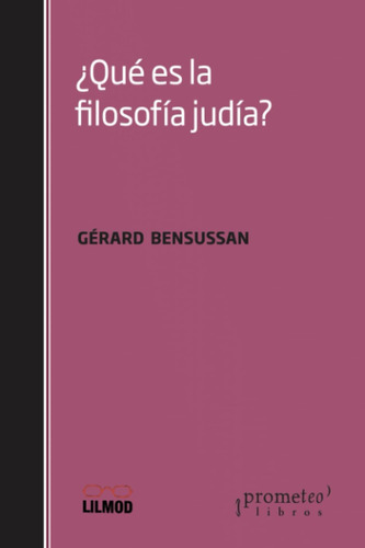 Libro: ¿qué Es La Filosofía Judía? (spanish Edition)