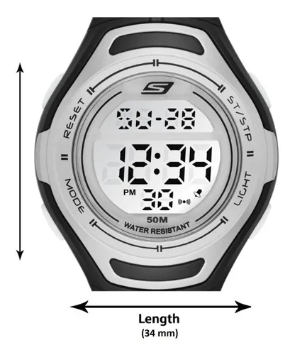 Reloj skechers negro dama sale