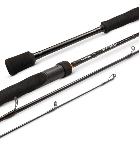 Vara Para Molinete Attack Black S-581m 1,73m 8-17lbs 1 Parte - Maruri