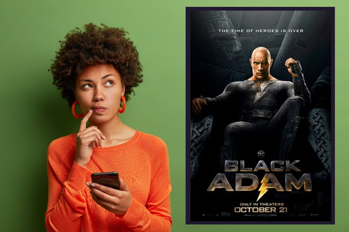 Poster De Black Adam La Película De Dc Del 2022