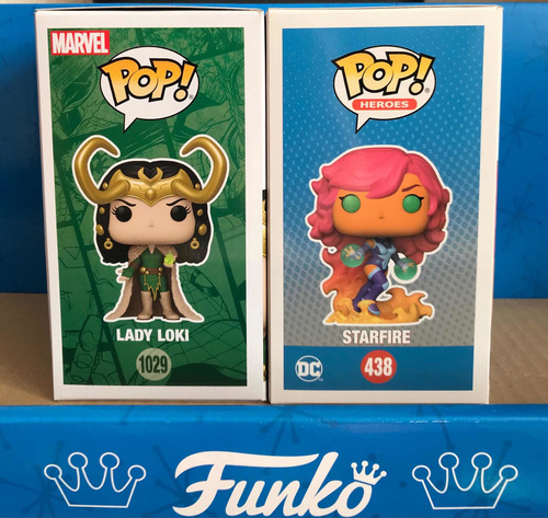 Funko Lady Loki Y Starfire Set De Dos Piezas (Usado)