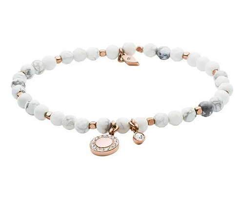 Fossil - Brazalete Ja6934791 Howlite Para Mujer