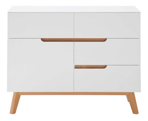 Imagen 2 de 6 de Mueble Aparador O Bifet En Madera Lacada Ref: Bifrost