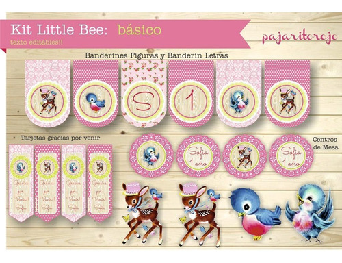 Kit Little Bee Rosa