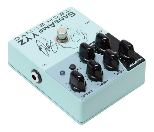 Imagen 2 de 3 de Pedal de efecto Tech 21 SansAmp Geddy Lee Signature YYZ celeste