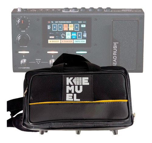 Imagen 6 de 10 de Funda Pedalera Headrush Mx5 30x16x8 Cm Kemuel Fped-30x16x8