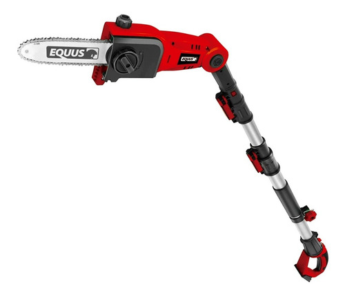 Motosierra Podadora De Altura Equus Inalámbrica Color Rojo