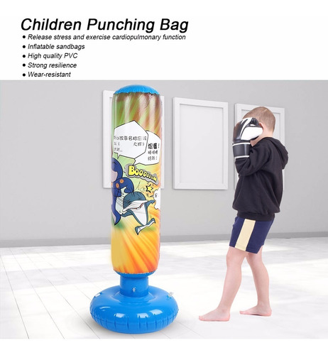 Children Punching Bag Bolsa De Box Inflable De Pie