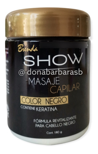 Masaje Capilar Negro Brenda - g a $51