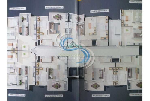 Imagem 14 de 15 de Apartamento 1 Dormitório Em Praia Grande - Vila Caiçara - V2220