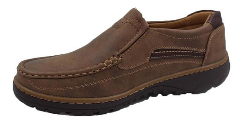 Imagen 2 de 4 de Zapato Casual Khaki Mocasin Mod 3307