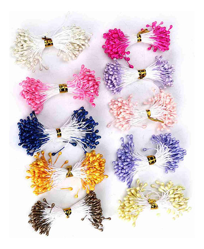 Estambre Artificial, 900 Unidades, Flores Secas, Hechas A Ma