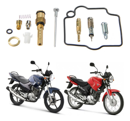 Kit Reparo Carburador Gp Ybr Factor 125 2009 2010 2011 2012