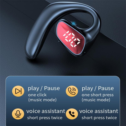 Auriculares Bluetooth M-k8 Para Colgar En La Oreja, Auricula