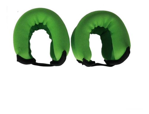 2 Polainas (1.5 Lb C/u) Para Muñeca Y Tobillo Fuxion Sports Color Verde Lima