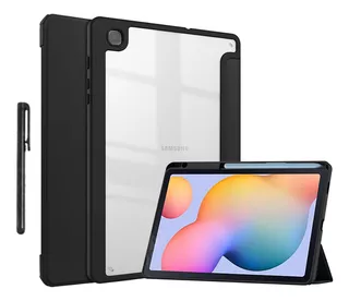 Capa Fundo Acrilico Slot Caneta Caneta Para Tab S6 Lite P610