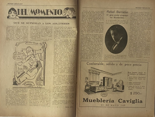 Mundo Uruguayo N° 656 Avenida A La Fortaleza Cerro 1931 Mu3 (Usado)