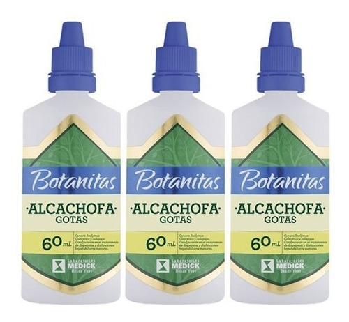 3 Alcachofa Gotas 60ml - mL a $700