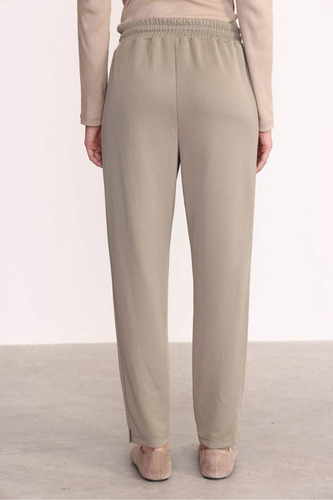 Pantalon Mujer Jogger Con Elastico Y Cordón Fanny Yagmour Verde Claro S