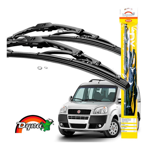 Kit Limpador Parabrisas Fiat Doblo 2004 A 2009 Dyna Original