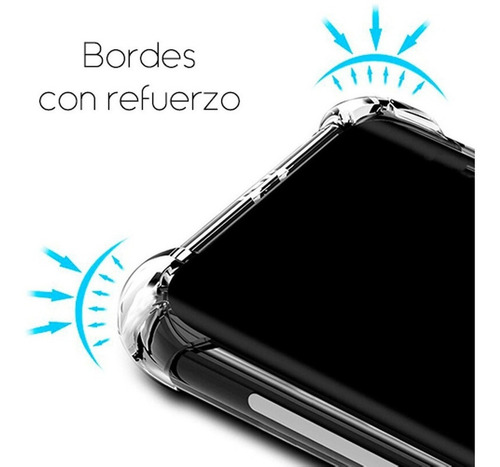 Imagen 3 de 8 de Kit Lamina Y Carcasa Antishock Xiaomi Redmi 9a