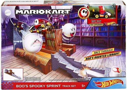 Hot Wheels Mario Kart Pista Boo Spooky Sprint (pz)