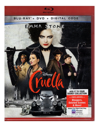 Blu-ray + Dvd Cruella