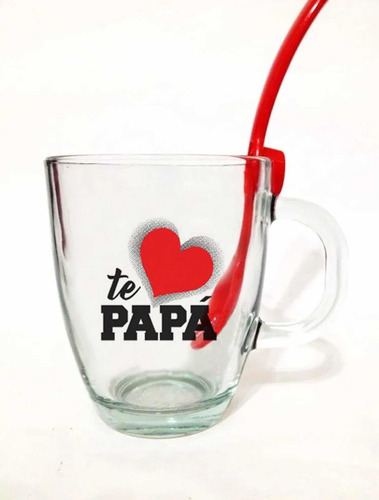 Pack 15 Tazas Dia Del Padre +cuchara Para Colgar De Regalo!!