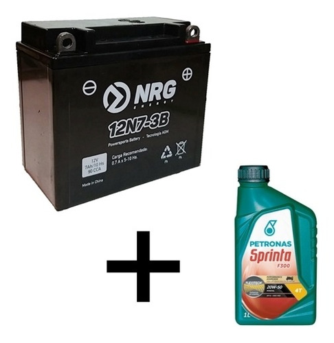 Imagen 1 de 4 de Bateria Nrg 12n7-3b Rx 150 Gn 125 Vc 200 Beitia Motos